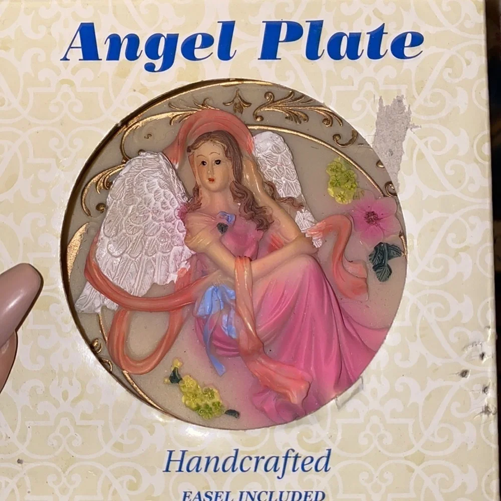 Vintage Handcrafted angle plates set of 4 in box